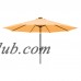 Deluxe Solar Powered LED Lighted Patio Umbrella - 9' - By Trademark Innovations (Light Beige)   565579725